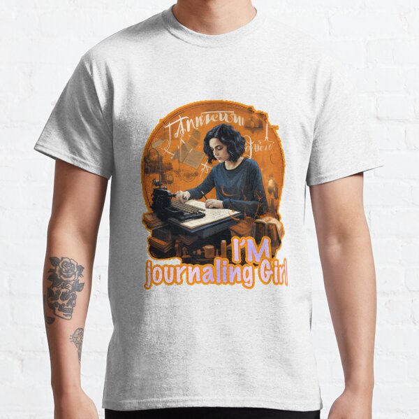 Aperçu de l'œuvre journalisation Fille, journalisation Lovers Gift T-shirt essentiel créée et vendue par SzymonZabrzeski.