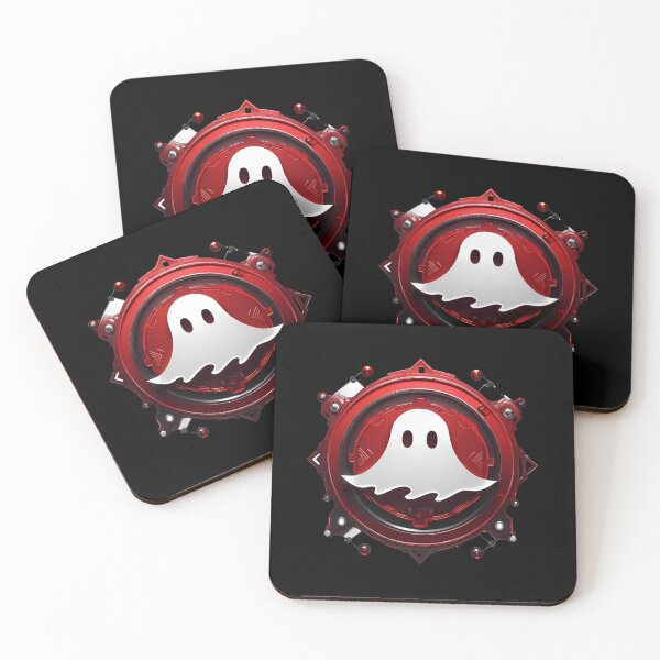 Item preview, Laughing Charm: Clockwork Ghost in Red designed and sold by Artedig.