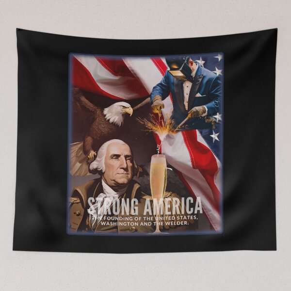 Item preview, Welder celebrating President's Day, George Washington. designed and sold by SimplyEmporium.