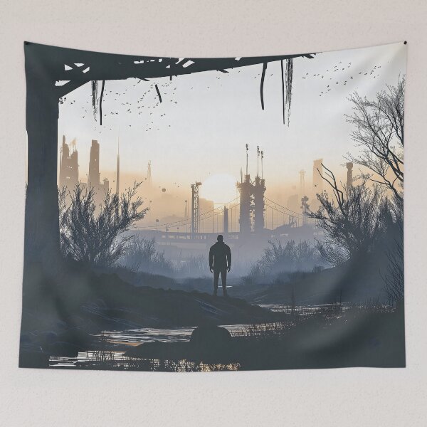 Item preview, Post Apocalyptic City Landscape v2 designed and sold by Sp3ctrumOfColor.