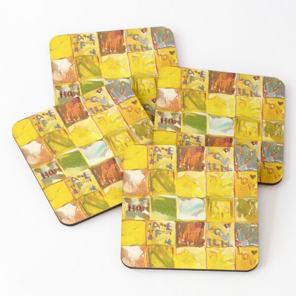 Item preview, Amber and Yellow Panels designed and sold by Andykinoz.