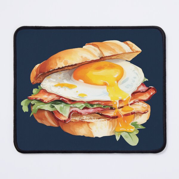 Item preview, Poached Egg and Bacon Sandwich designed and sold by Alicia Chee.