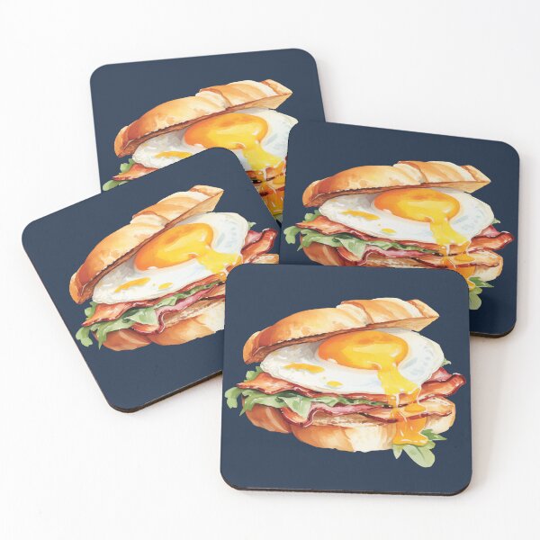 Item preview, Poached Egg and Bacon Sandwich designed and sold by Alicia Chee.