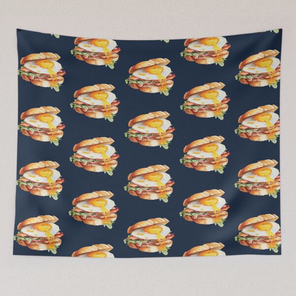 Item preview, Poached Egg and Bacon Sandwich designed and sold by Alicia Chee.