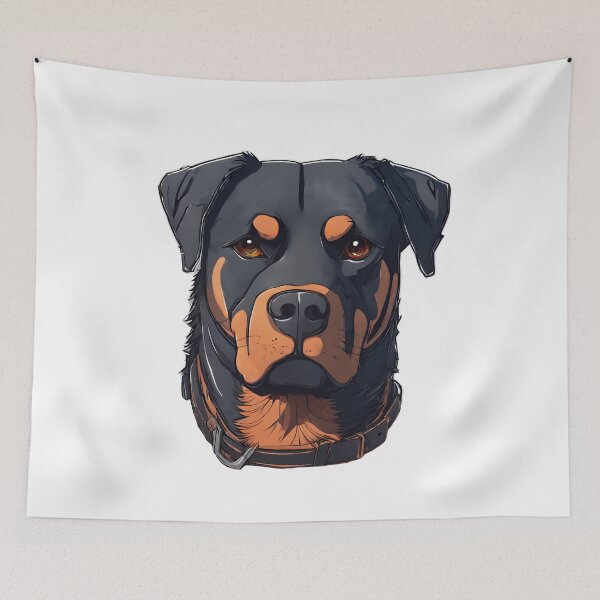 Item preview, Rottweiler in natural colors designed and sold by Aquillashop.