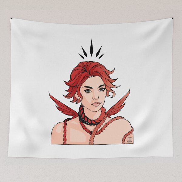 Item preview, Anime Non Binary Angel with Wings  designed and sold by ObsidianDaz.