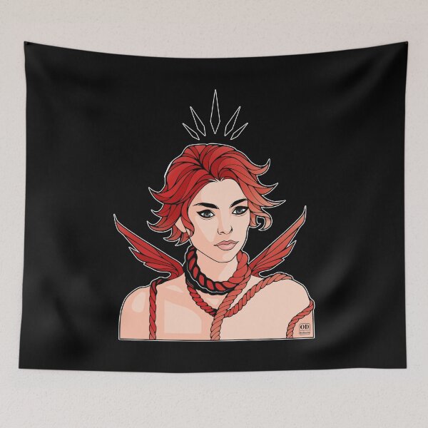 Item preview, Anime Non Binary Angel with Wings  designed and sold by ObsidianDaz.