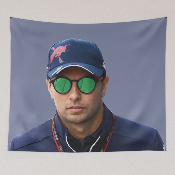 Item preview, Sergio Checo F1 Driver Serious in Sunglasses F1 Team Max Teammate designed and sold by FormulaGTee1.