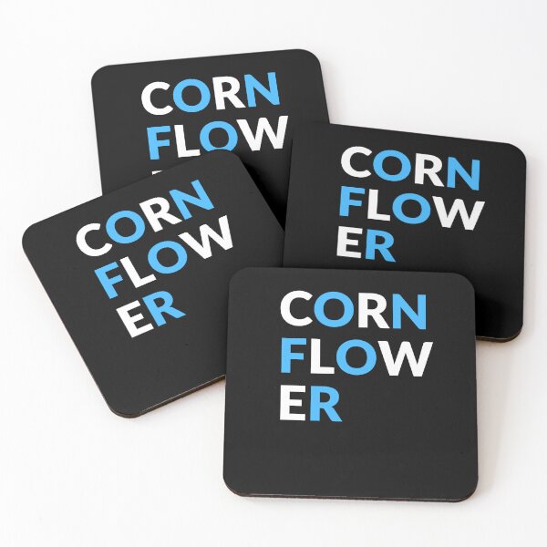 Item preview, Cornflower word art designed and sold by GartenIdeen.