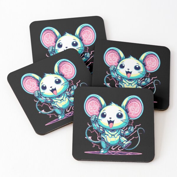 Item preview, Gear Up for Tech Chic: Unleash the Robot Mouse Revolution! Funny designed and sold by Djicooo.
