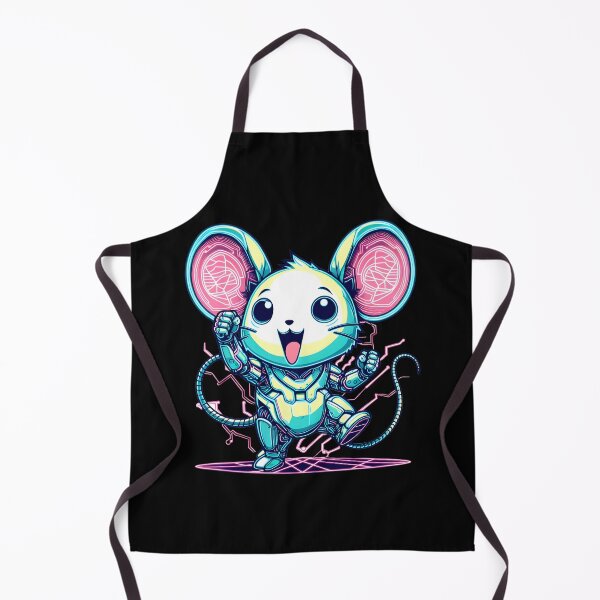 Item preview, Gear Up for Tech Chic: Unleash the Robot Mouse Revolution! Funny designed and sold by Djicooo.