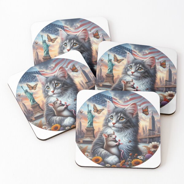 Item preview, Maine Coon cat, New York,  designed and sold by KICIART.