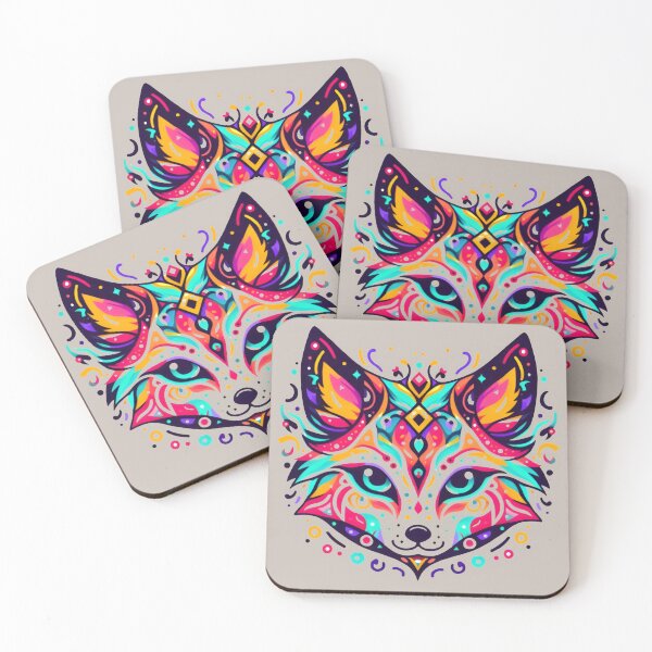 Item preview, Colorful Fox Face  designed and sold by Creative.Shop.