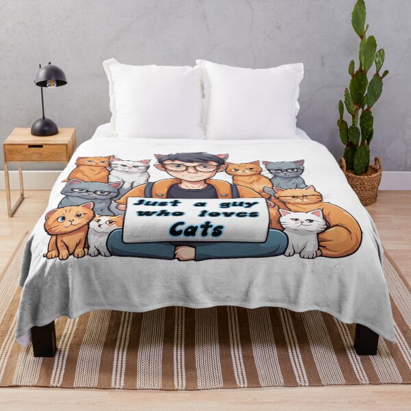 Item preview, Just a guy who loves Cats and laptop designed and sold by jnsmerchstore.