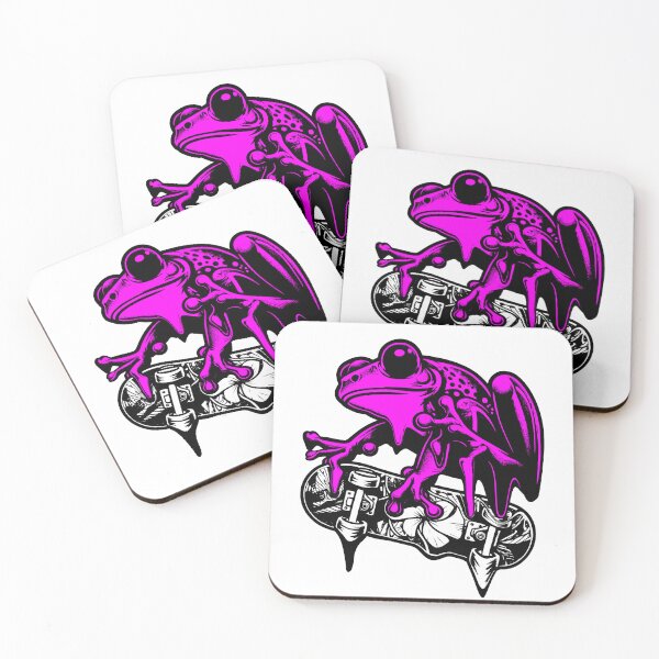 Item preview, Pink Skate Frog designed and sold by zvpol.