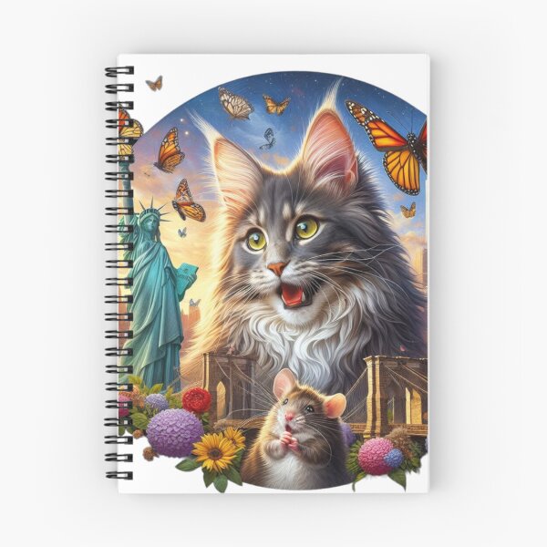 Artikelvorschau, Maine-Coon-Katze, New York, entworfen und verkauft von KICIART.