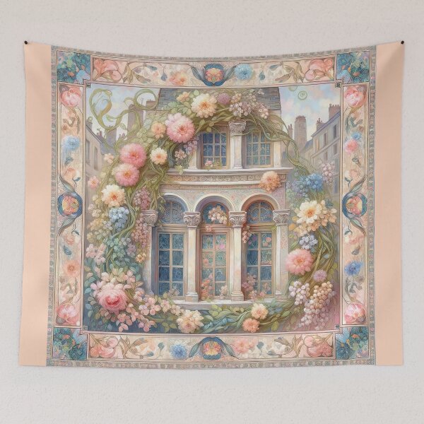 Item preview, Bouquet Balustrade : Abloom Abode designed and sold by TheCheckerwell.