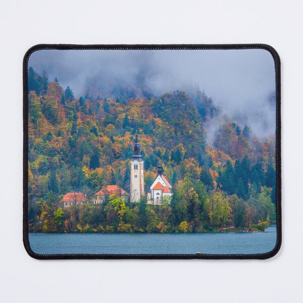 Item preview, Autumn in Lake Bled, Sloveni designed and sold by maggie11photos.