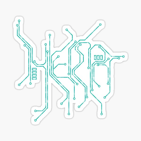 Vista previa del artículo con la obra «Circuitos Hera», diseñado y vendido por cmyk8.