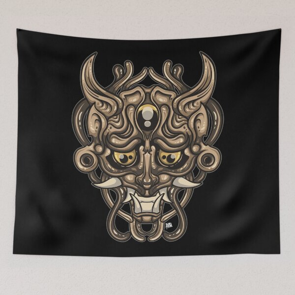 Item preview, demon illustration designed and sold by behold27.