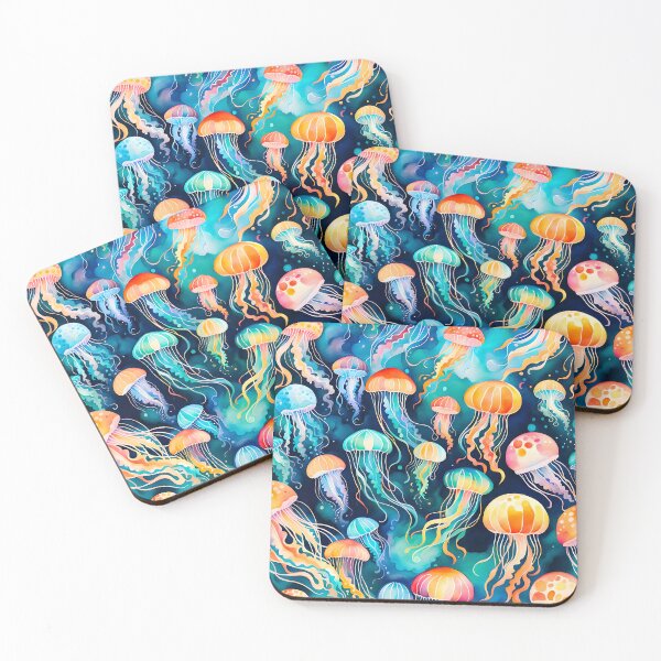 Item preview, Cute Jellyfishes designed and sold by artedamensagem.