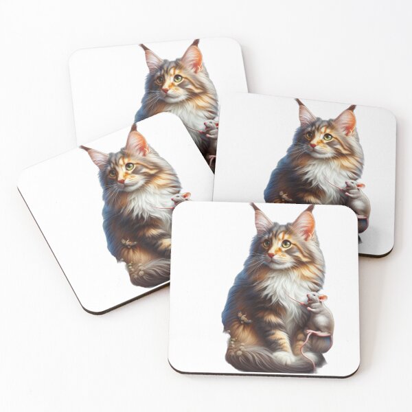 Item preview, Maine Coon cat, New York, designed and sold by KICIART.