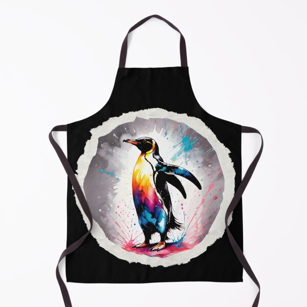 Item preview, Penguin Paint Splash Artwork designed and sold by BotunPeony.