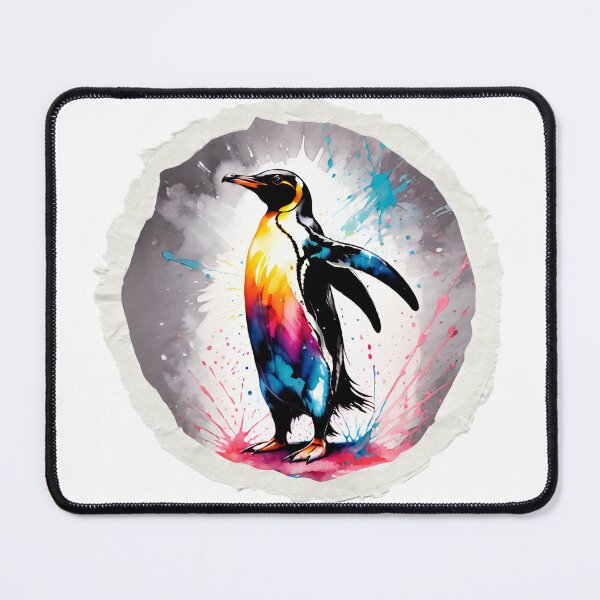Item preview, Penguin Paint Splash Artwork designed and sold by BotunPeony.