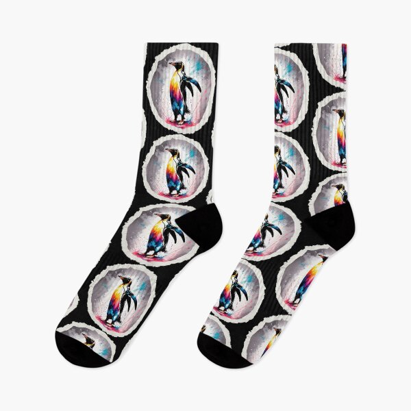 Item preview, Penguin Paint Splash Artwork  designed and sold by BotunPeony.