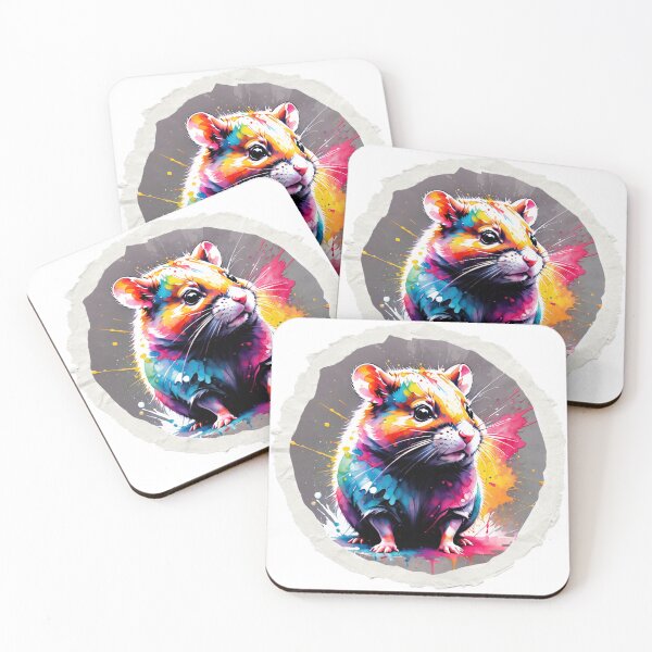 Item preview, Hamster Paint Splash Artwork  designed and sold by BotunPeony.