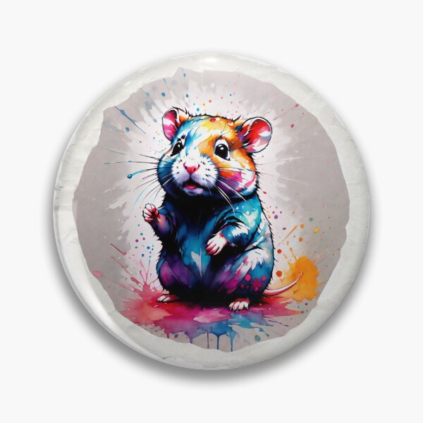 Item preview, Hamster Paint Splash Artwork  designed and sold by BotunPeony.