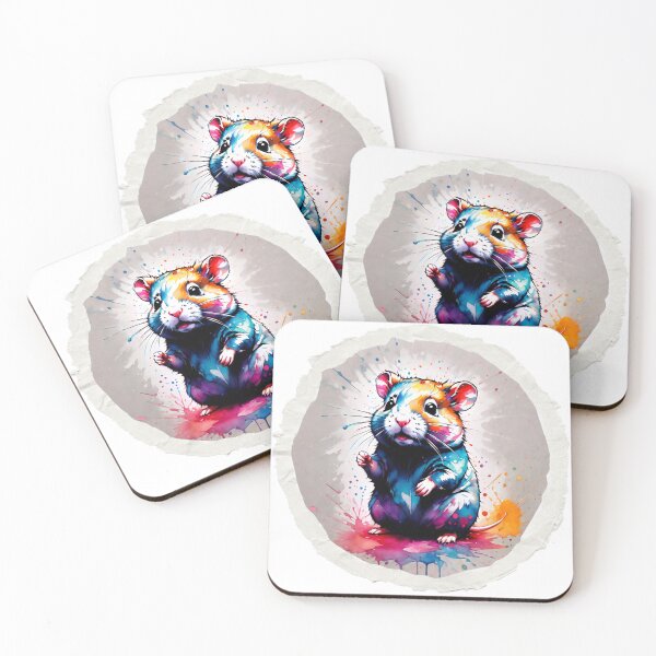 Item preview, Hamster Paint Splash Artwork  designed and sold by BotunPeony.