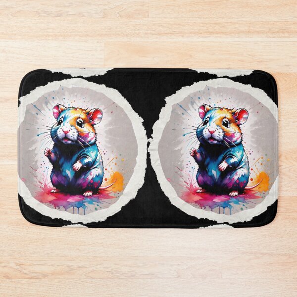 Item preview, Hamster Paint Splash Artwork  designed and sold by BotunPeony.
