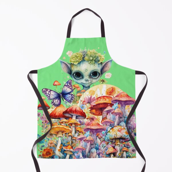 Item preview, A Creature Colorful Mushrooms, A Butterfly Among Nature. designed and sold by ProDesignByMK.
