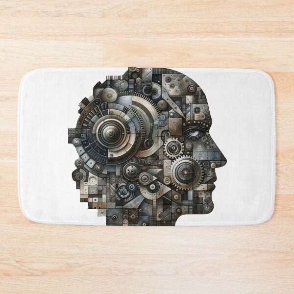 Item preview, Human head, consisting of mechanical parts and gears designed and sold by Xenorry.