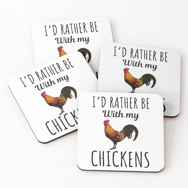 Item preview, I'd rather be with my chickens, funny chicken lovers and owners saying designed and sold by NBSStore.