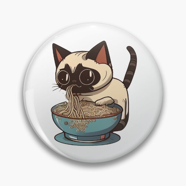 Item preview, Cute Cat Ramen Nom 3 designed and sold by LilyWhiteSu.