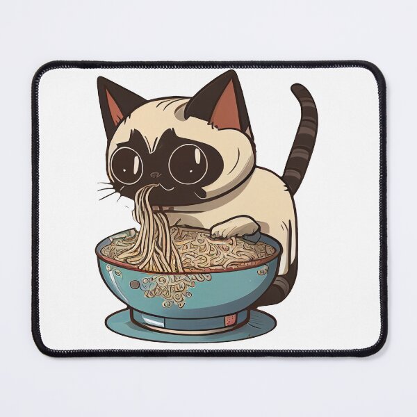 Item preview, Cute Cat Ramen Nom 3 designed and sold by LilyWhiteSu.