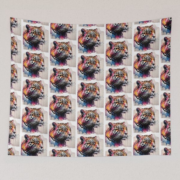 Item preview, Tiger Paint Splash Artwork  designed and sold by BotunPeony.