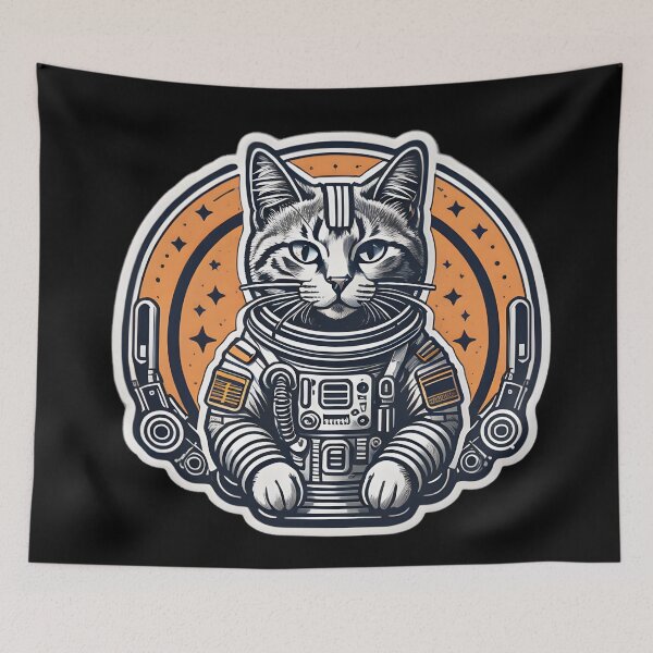 Item preview, Pilot astronaut cat designed and sold by cuatrilenio.