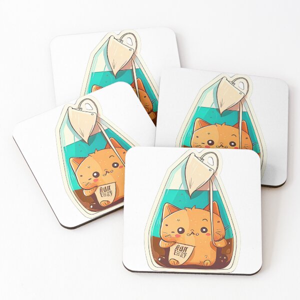 Item preview, Cute Cat Tea 1 designed and sold by LilyWhiteSu.
