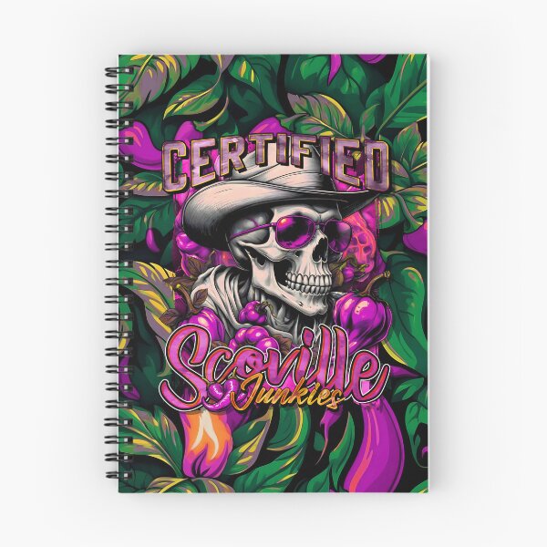 Item preview, Certified Scoville Junkies: Skulls Grinning Through the Habanero Haze [Full - Violet] designed and sold by SuriyaArts.