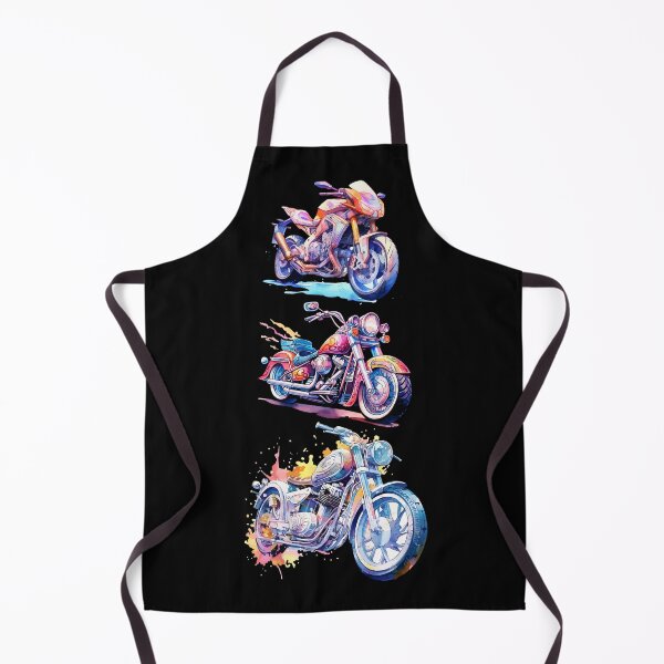 Item preview, Colored Motorcycles Watercolor Blobs three Motorcycles. Lover of Motorcycles and Motoring. designed and sold by ProDesignByMK.