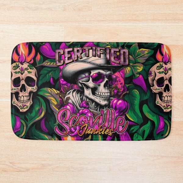 Item preview, Certified Scoville Junkies: Skulls Grinning Through the Habanero Haze [Full - Violet] designed and sold by SuriyaArts.