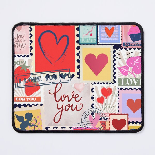 Item preview, Valentine Postage Stamps designed and sold by AnulaArt.