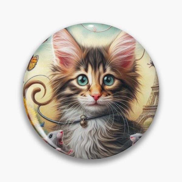Item preview, #MaineCoonCat, #EiffelTowerDesign, designed and sold by KICIART.