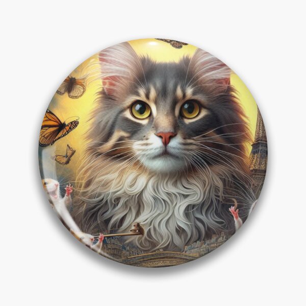 Item preview, #MaineCoonCat, #EiffelTowerDesign, designed and sold by KICIART.