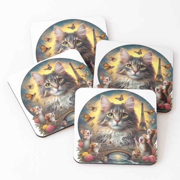 Item preview, #MaineCoonCat, #EiffelTowerDesign, designed and sold by KICIART.