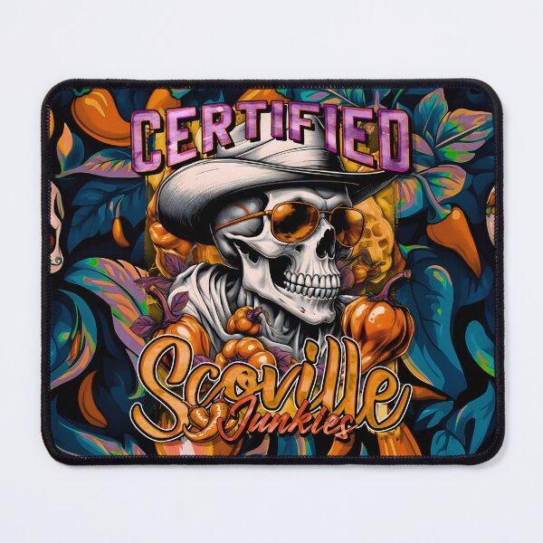 Item preview, Certified Scoville Junkies: Skulls Grinning Through the Habanero Haze [Full - Golden] designed and sold by SuriyaArts.