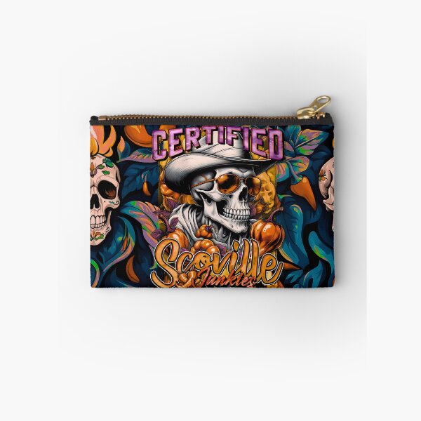 Item preview, Certified Scoville Junkies: Skulls Grinning Through the Habanero Haze [Full - Golden] designed and sold by SuriyaArts.